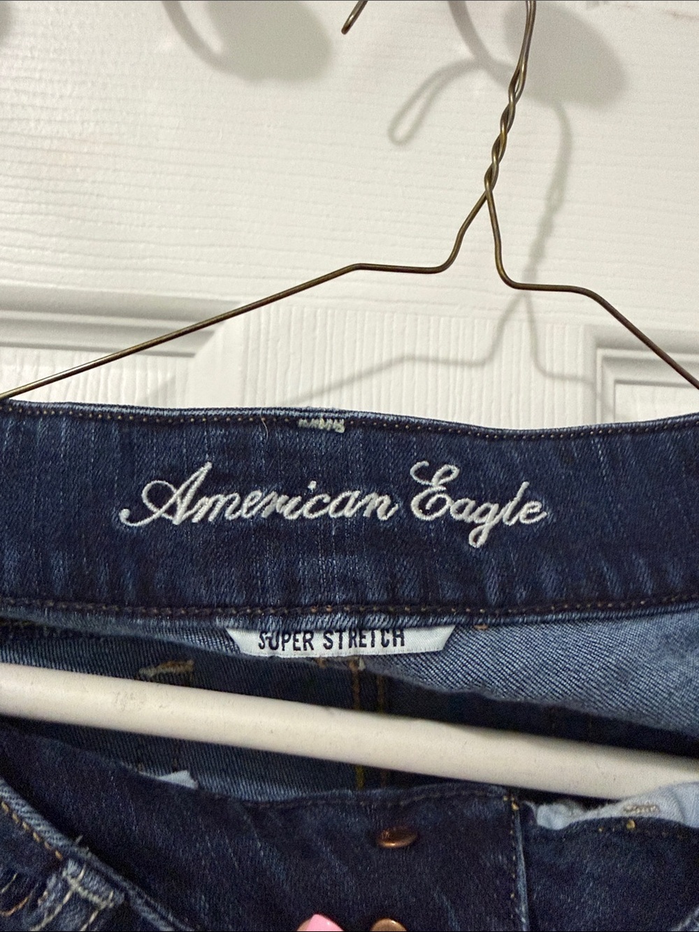 American Eagle Outfitters Dark Indigo Flare Jeans Size 0 regular - Picture 2 of 10